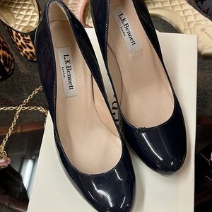 LK Bennett Black Patent Leather Heels